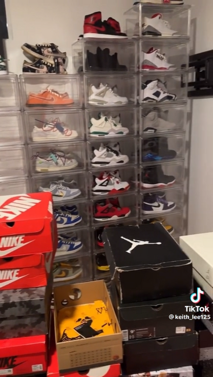 Clear Shoe Boxes 2.0 | 420 Pack - Two-Door Drop Front Box (PRE ORDER)
